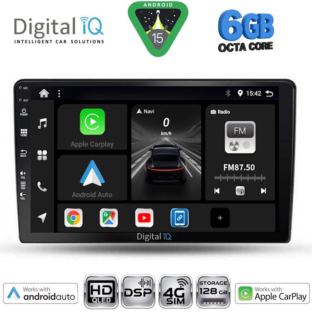 DIGITAL IQ BXF 17656_CPAA (9inc) MULTIMEDIA TABLET for SSANGYONG REXTON mod. 2002-2006