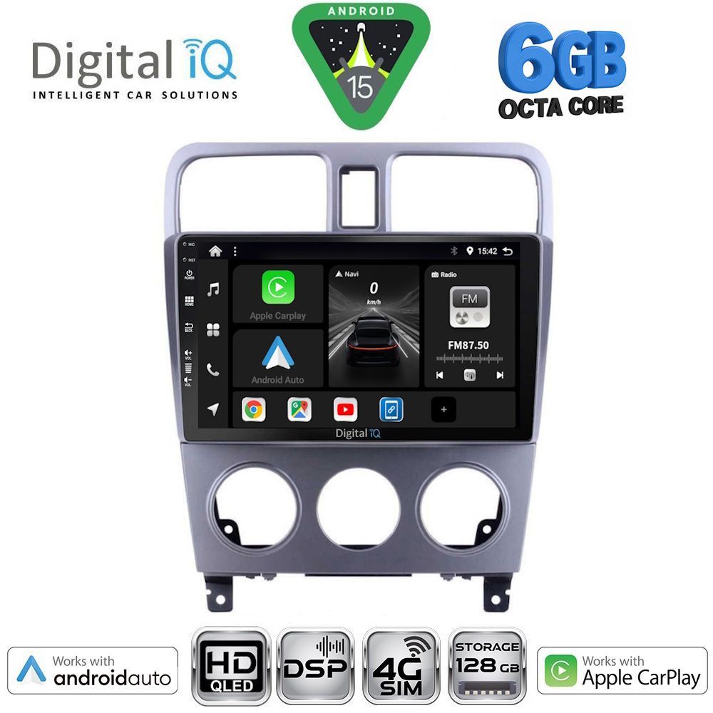 DIGITAL IQ BXF 17661_CPAA (9inc) MULTIMEDIA TABLET for SUBARU FORESTER mod. 2002-2008