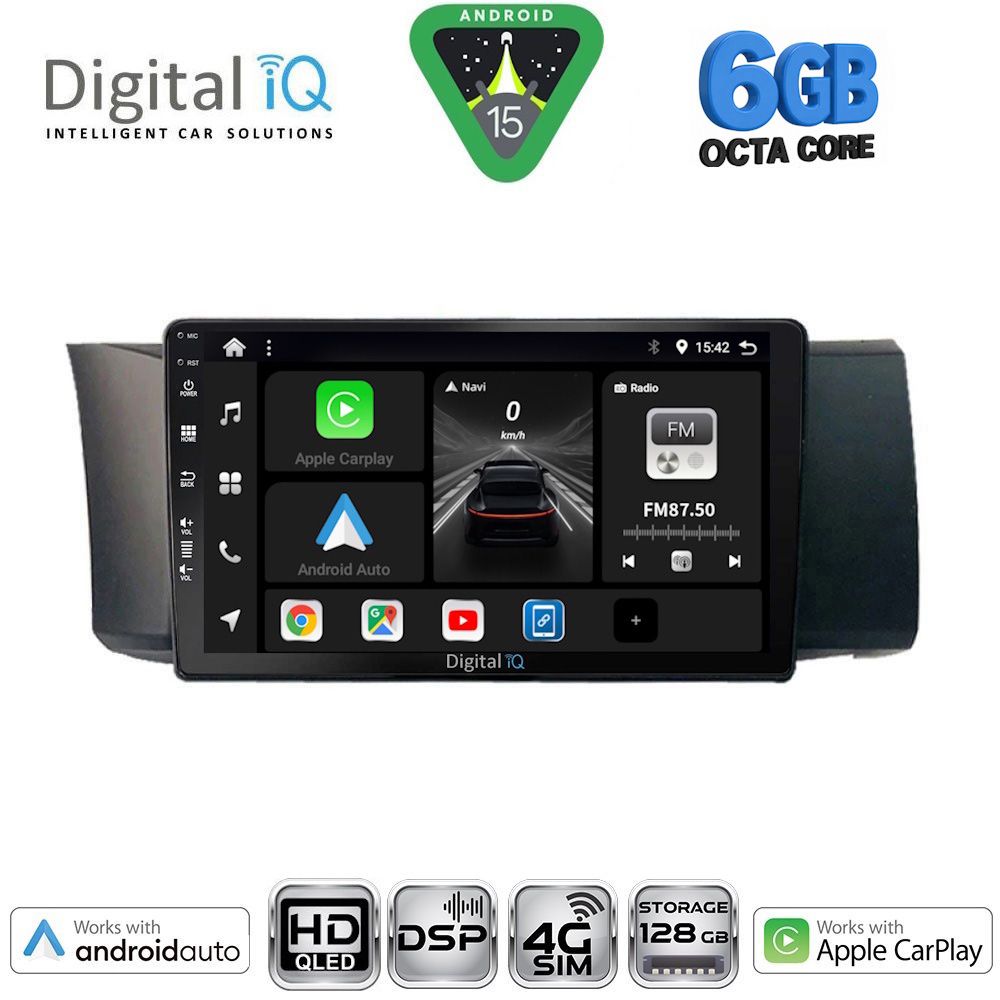 DIGITAL IQ BXF 17669_CPAA (9inc) MULTIMEDIA TABLET for TOYOTA GT86 - SUBARU BRZ mod. 2012-2026