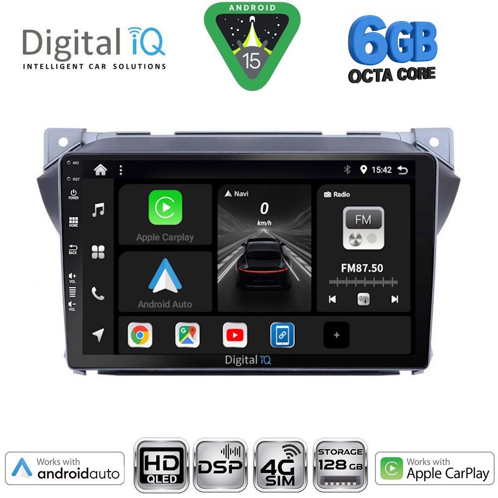 DIGITAL IQ BXF 17670_CPAA (9inc) MULTIMEDIA TABLET for SUZUKI ALTO - NISSAN PIXO 2009-2014