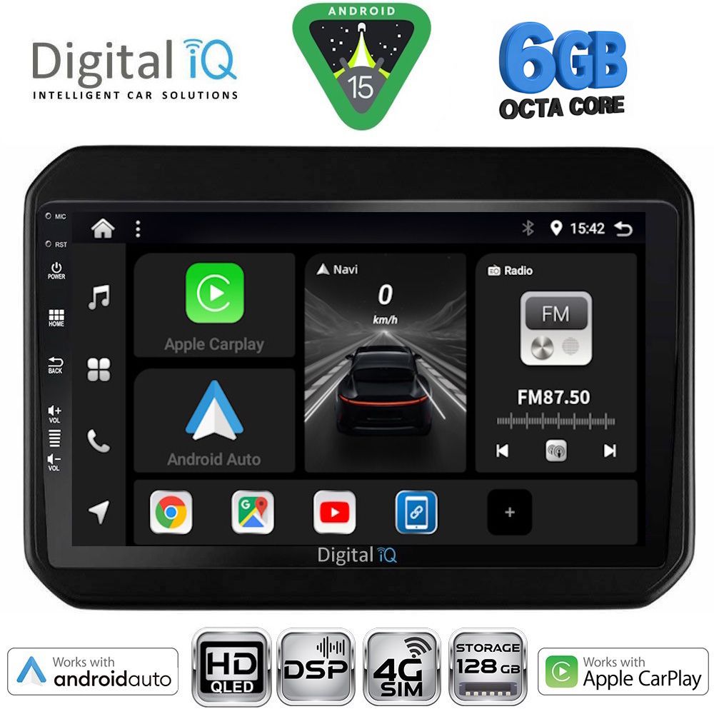 DIGITAL IQ BXF 17676_CPAA (9inc) MULTIMEDIA TABLET for SUZUKI IGNIS mod. 2016-2026