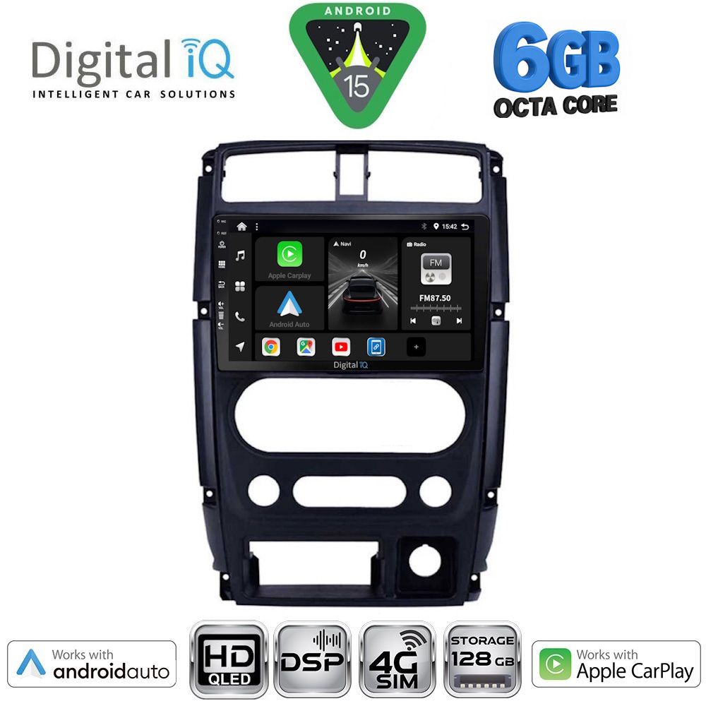 DIGITAL IQ BXF 17678_CPAA (9inc) MULTIMEDIA TABLET for SUZUKI JIMNY mod. 2007-2017