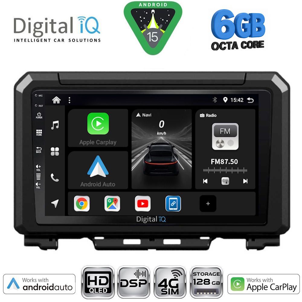 DIGITAL IQ BXF 17679_CPAA (9inc) MULTIMEDIA TABLET for SUZUKI JIMNY mod. 2017-2026