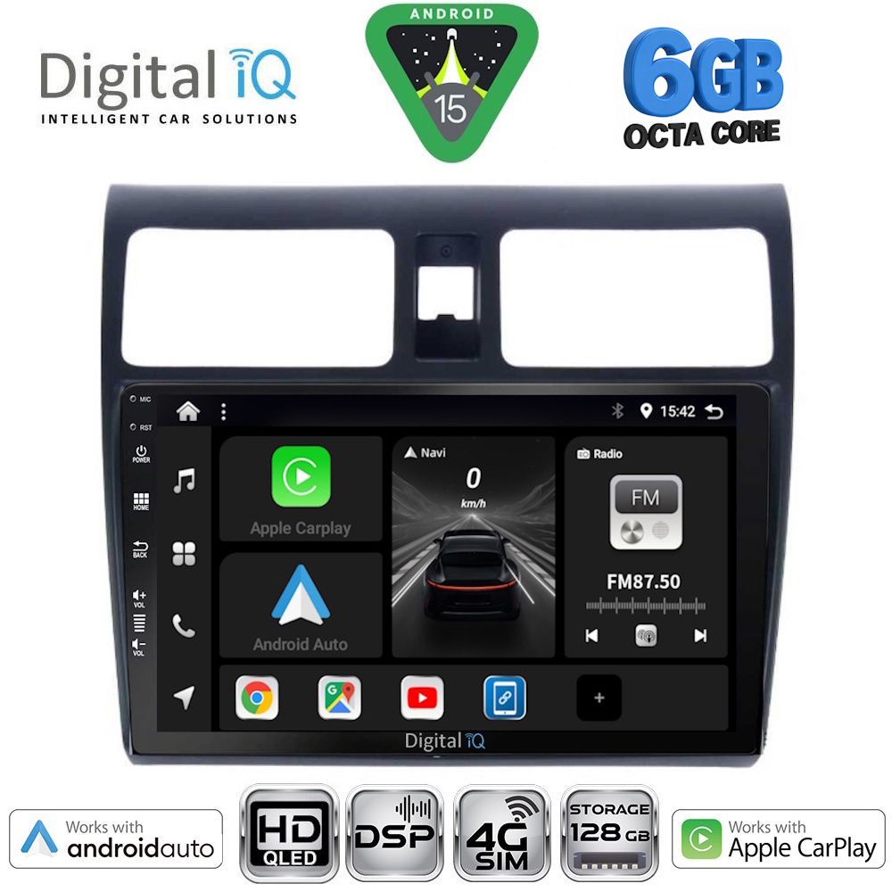 DIGITAL IQ BXF 17684_CPAA (10inc) MULTIMEDIA TABLET for SUZUKI SWIFT mod. 2005-2011
