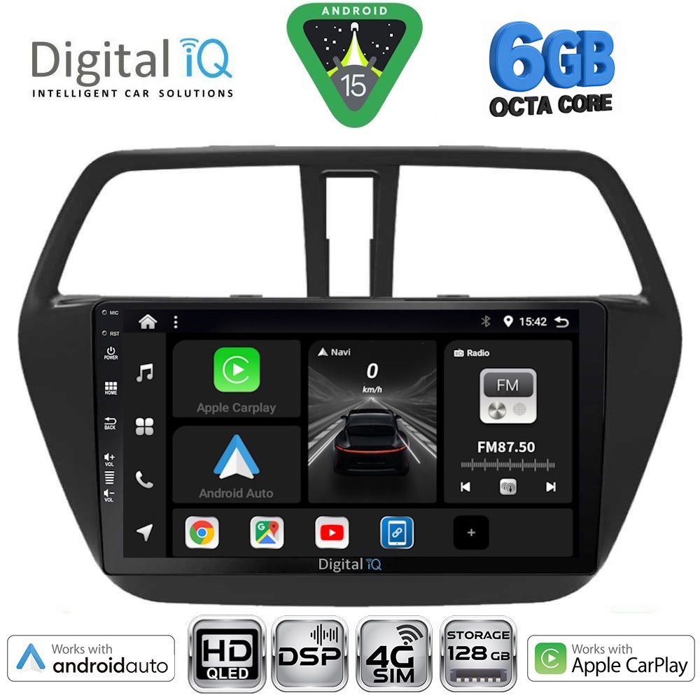 DIGITAL IQ BXF 17689_CPAA (9inc) MULTIMEDIA TABLET for SUZUKI SX4 S-CROSS mod. 2014-2021