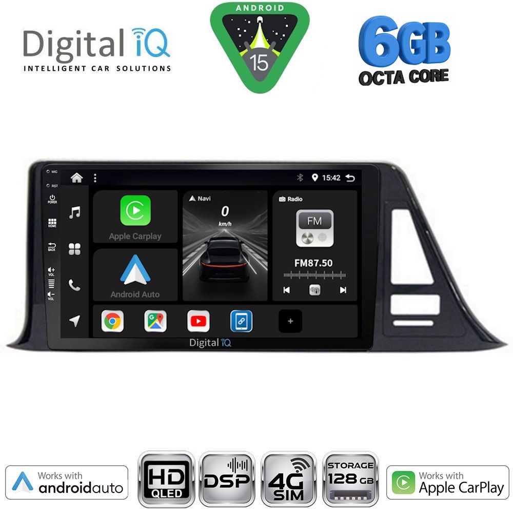 DIGITAL IQ BXF 17709_CPAA (9inc) MULTIMEDIA TABLET for TOYOTA CH-R mod. 2017-2023
