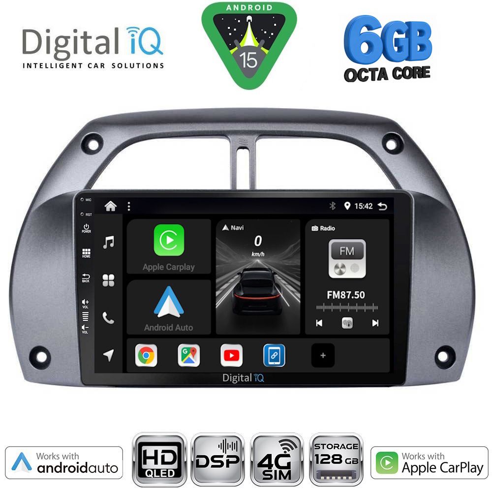 DIGITAL IQ BXF 17730_CPAA A/C (9inc) MULTIMEDIA TABLET for TOYOTA RAV 4 mod. 2000-2006