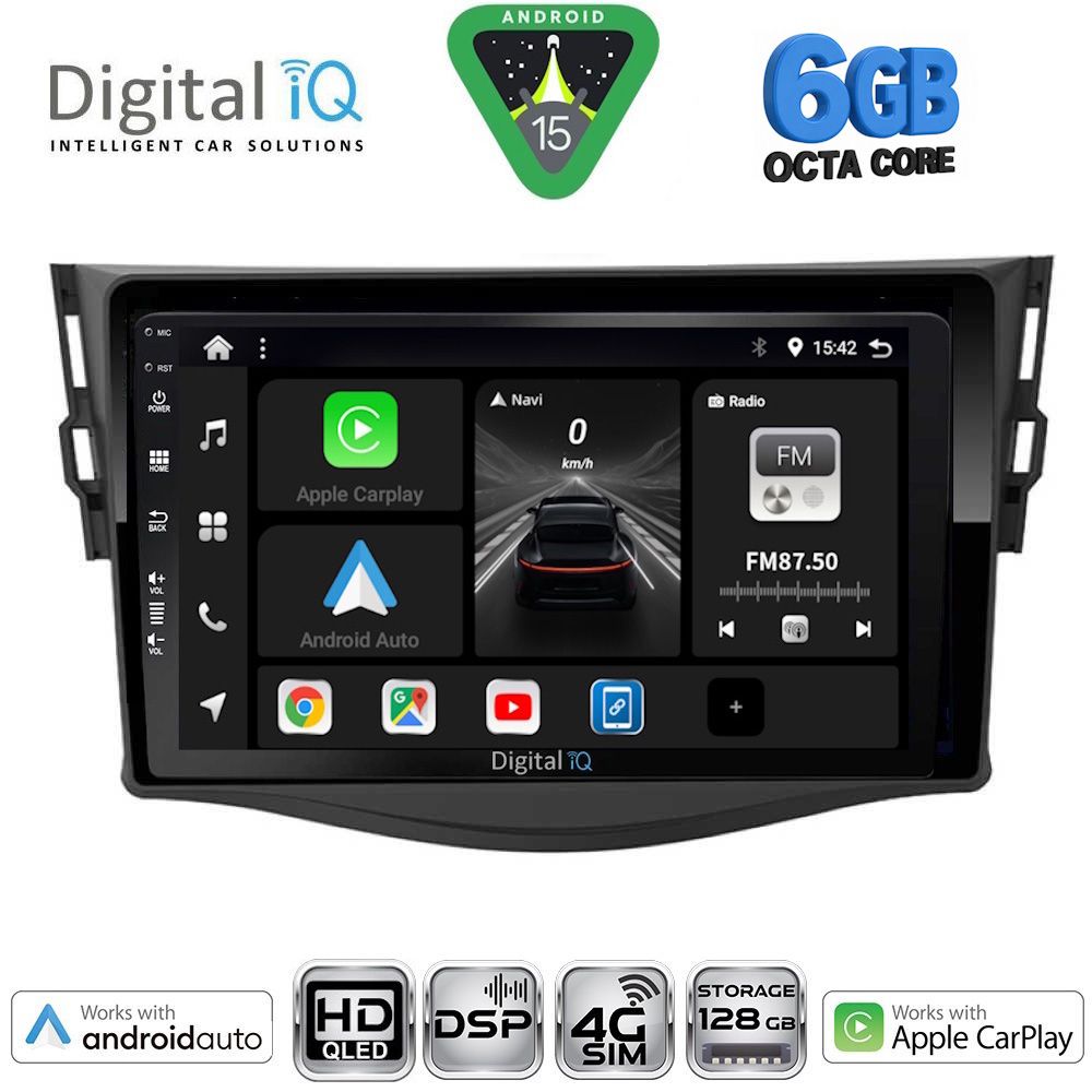 DIGITAL IQ BXF 17731_CPAA (9inc) MULTIMEDIA TABLET for TOYOTA RAV 4 mod. 2006-2012