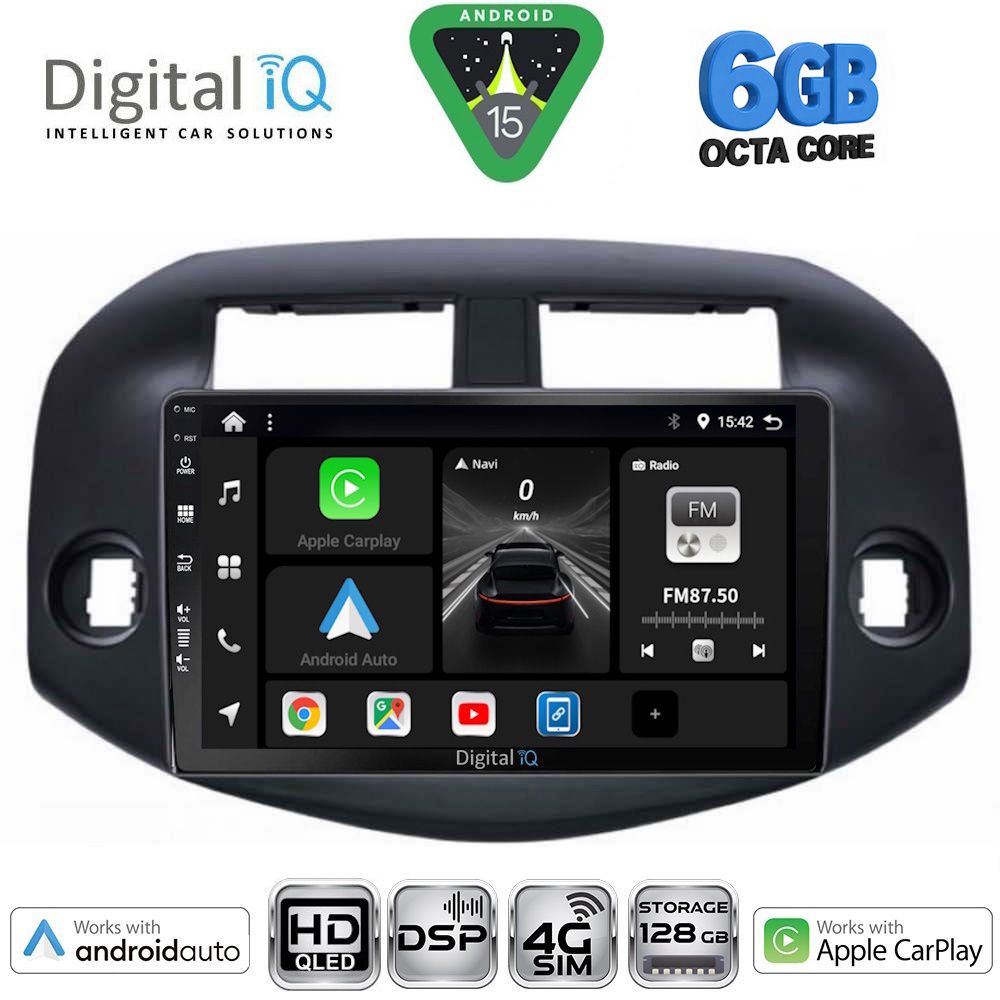 DIGITAL IQ BXF 17732_CPAA (10inc) MULTIMEDIA TABLET for TOYOTA RAV 4 mod. 2006-2012