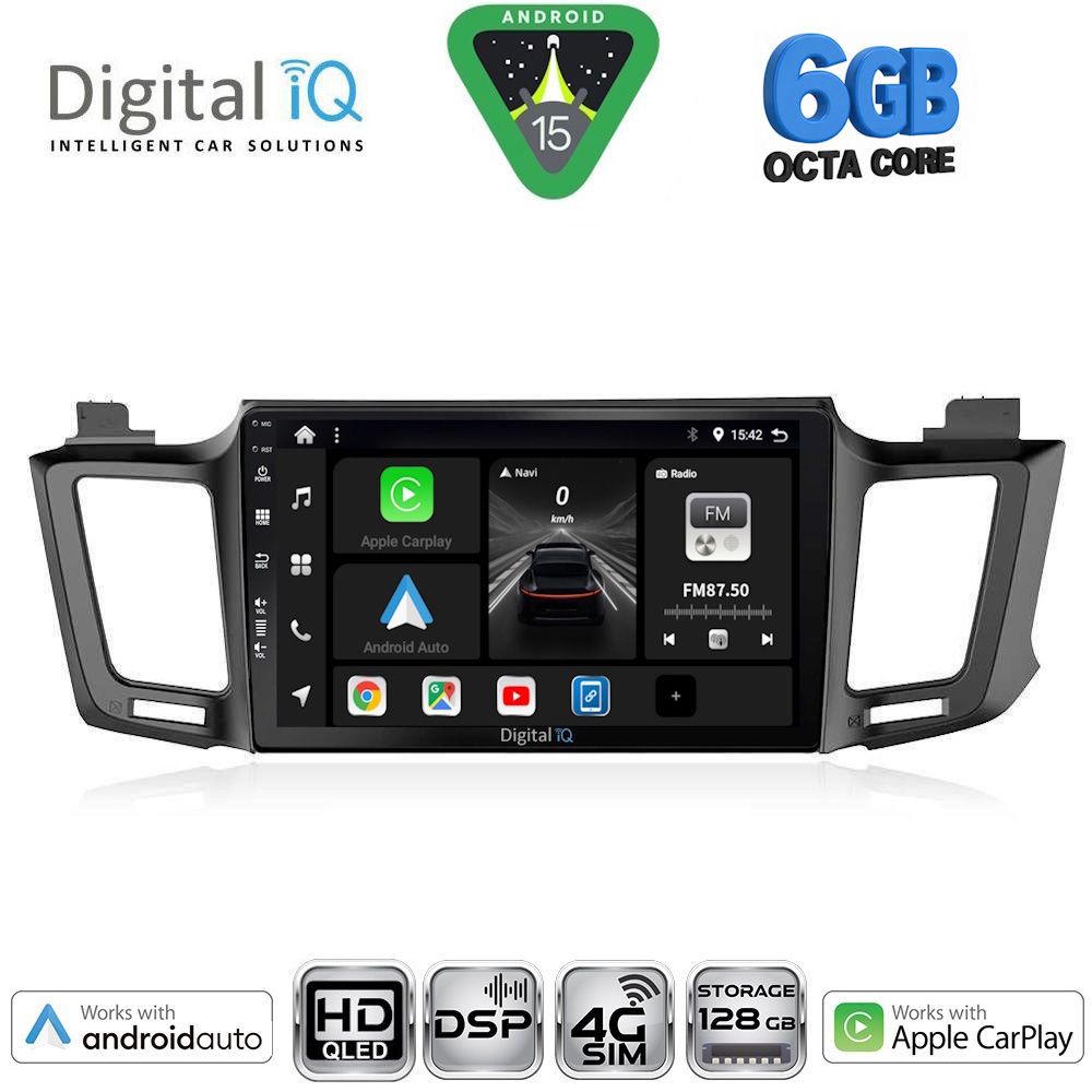 DIGITAL IQ BXF 17733_CPAA (10inc) MULTIMEDIA TABLET for TOYOTA RAV 4 mod. 2013-2019