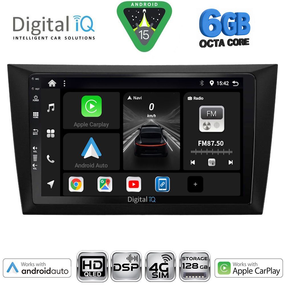 DIGITAL IQ BXF 17746_CPAA (9inc) MULTIMEDIA TABLET for GOLF 6 mod. 2009-2012