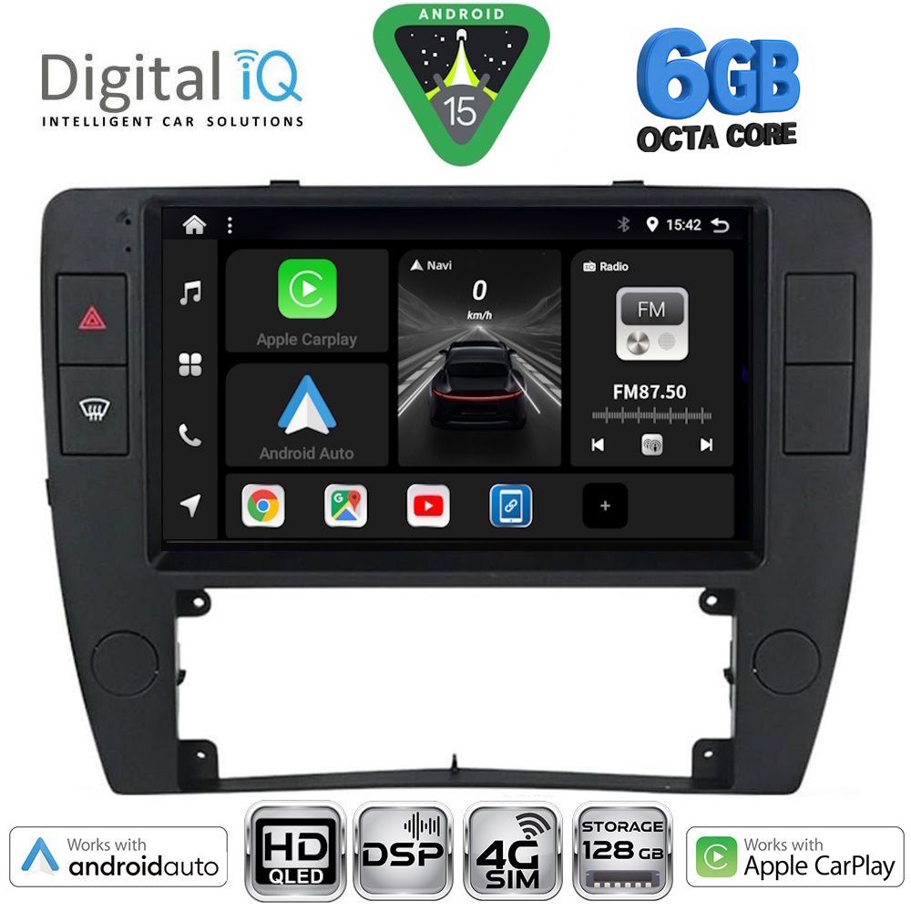 DIGITAL IQ BXF 17749_CPAA (9inc) MULTIMEDIA TABLET for VW PASSAT mod. 2000-2005