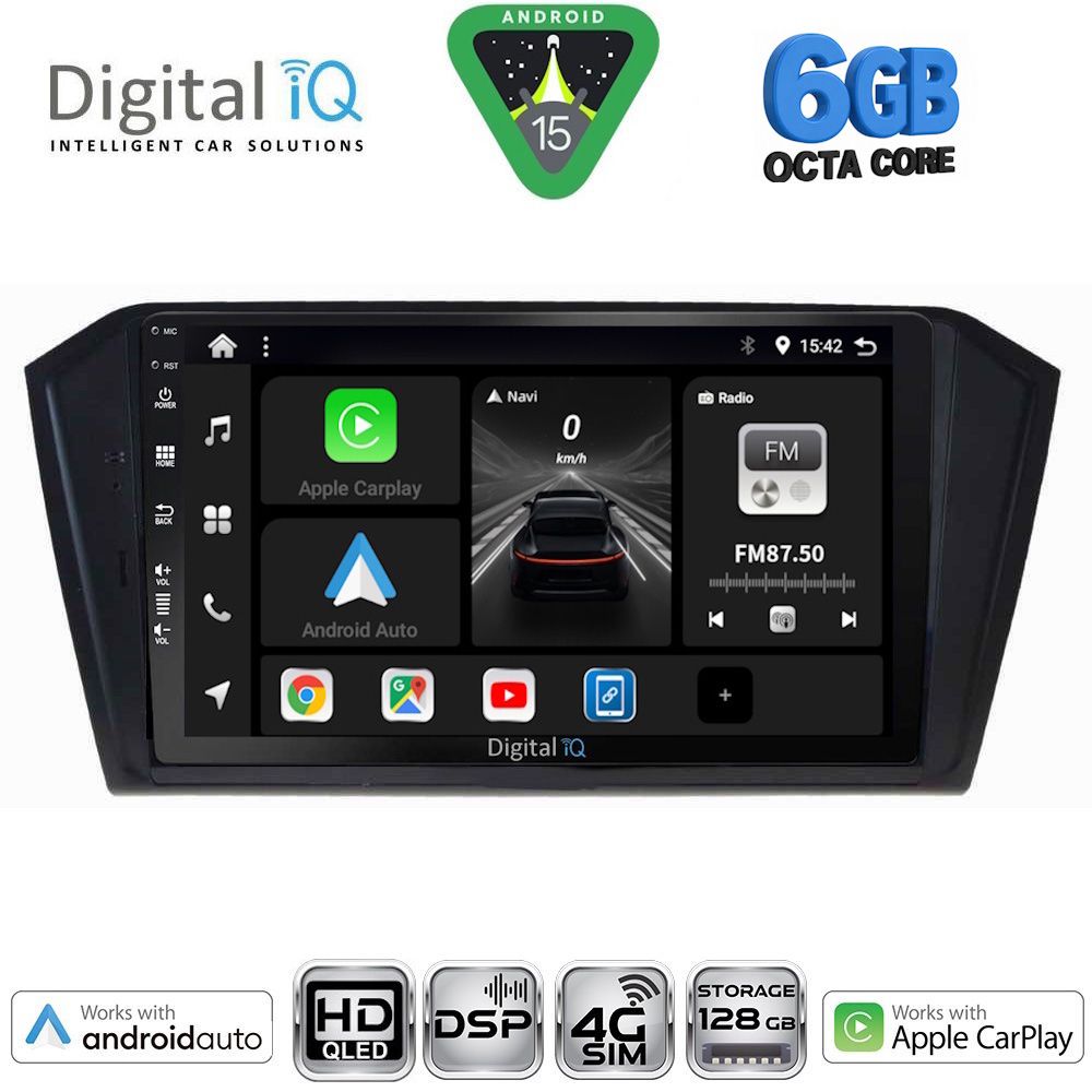 DIGITAL IQ BXF 17750_CPAA (10inc) MULTIMEDIA TABLET for VW PASSAT mod. 2016-2023