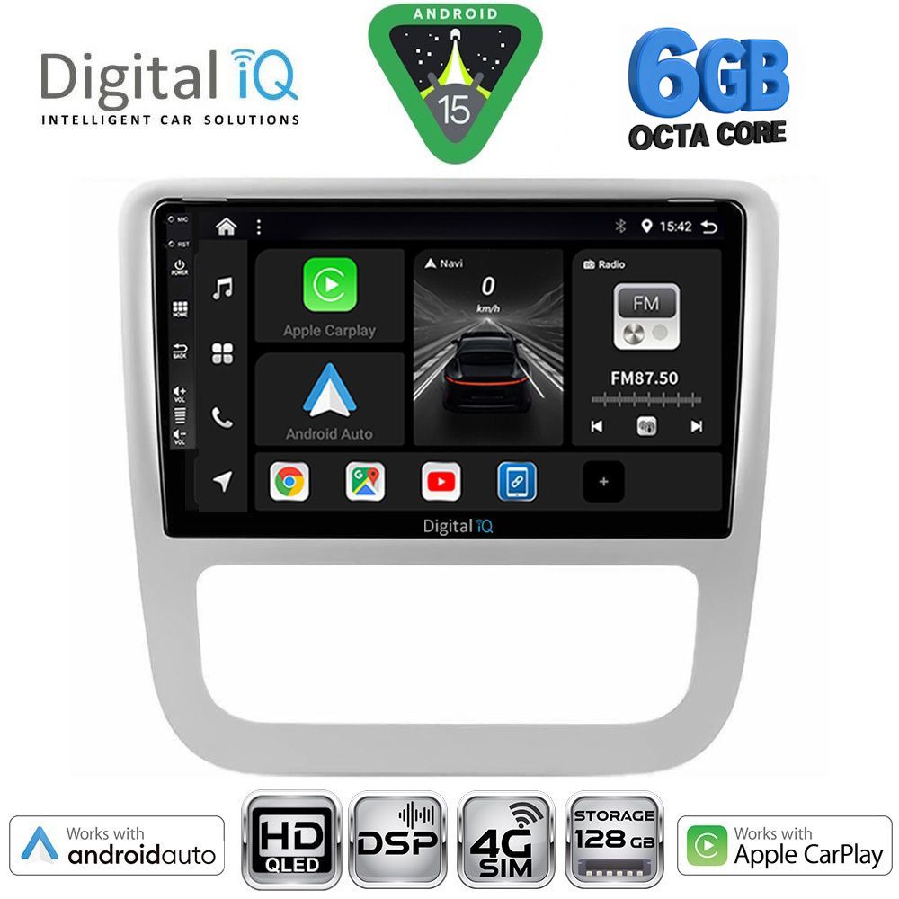 DIGITAL IQ BXF 17751_CPAA CLIMA (9inc) MULTIMEDIA TABLET for VW EOS mod. 2006-2016 - SCIROCCO mod. 2011-2014