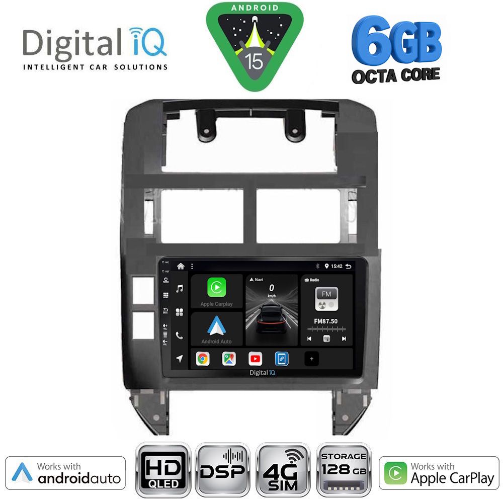 DIGITAL IQ BXF 17755_CPAA (9inc) MULTIMEDIA TABLET for VW POLO mod. 2002-2009