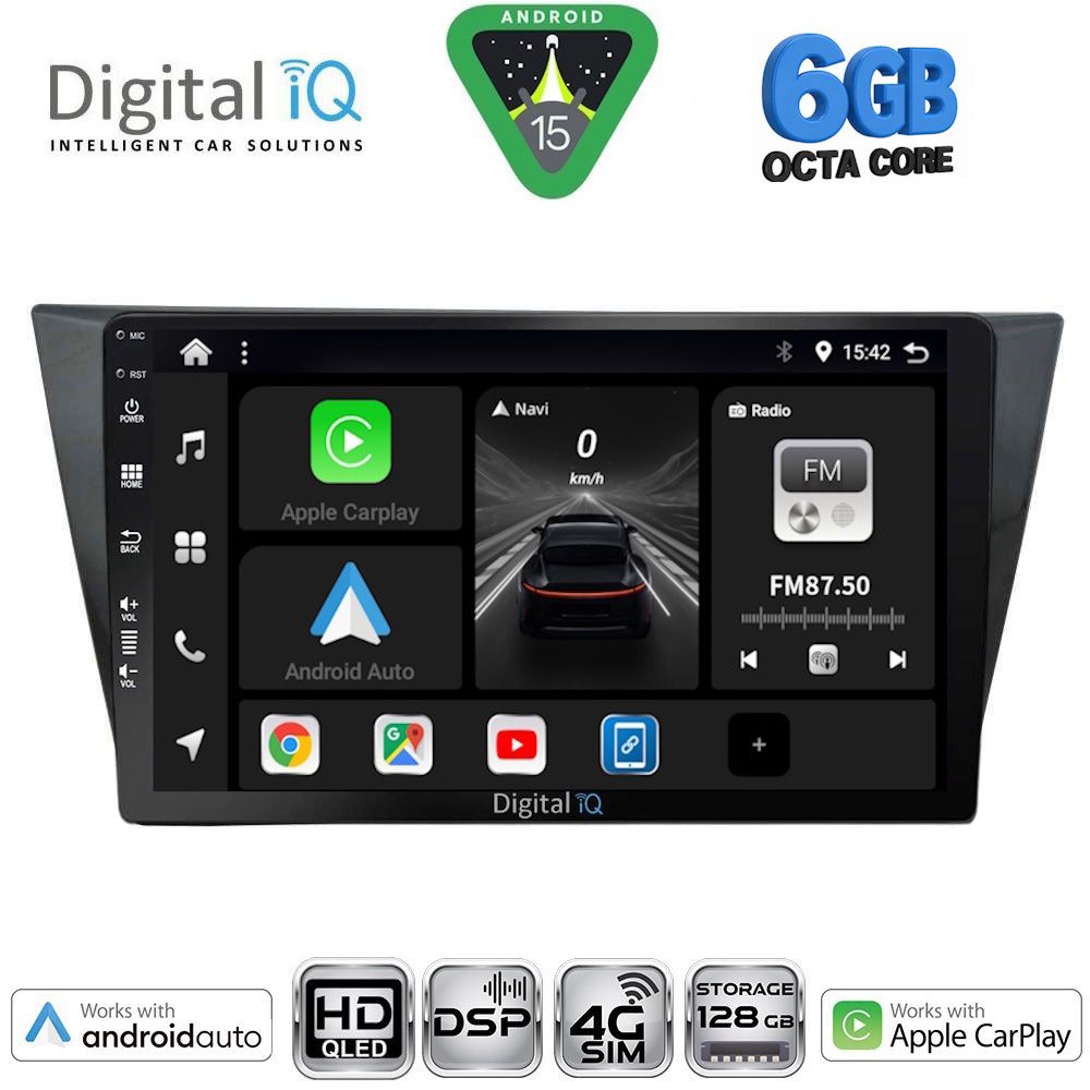 DIGITAL IQ BXF 17761_CPAA (10inc) MULTIMEDIA TABLET for VW TIGUAN mod. 2016-2024