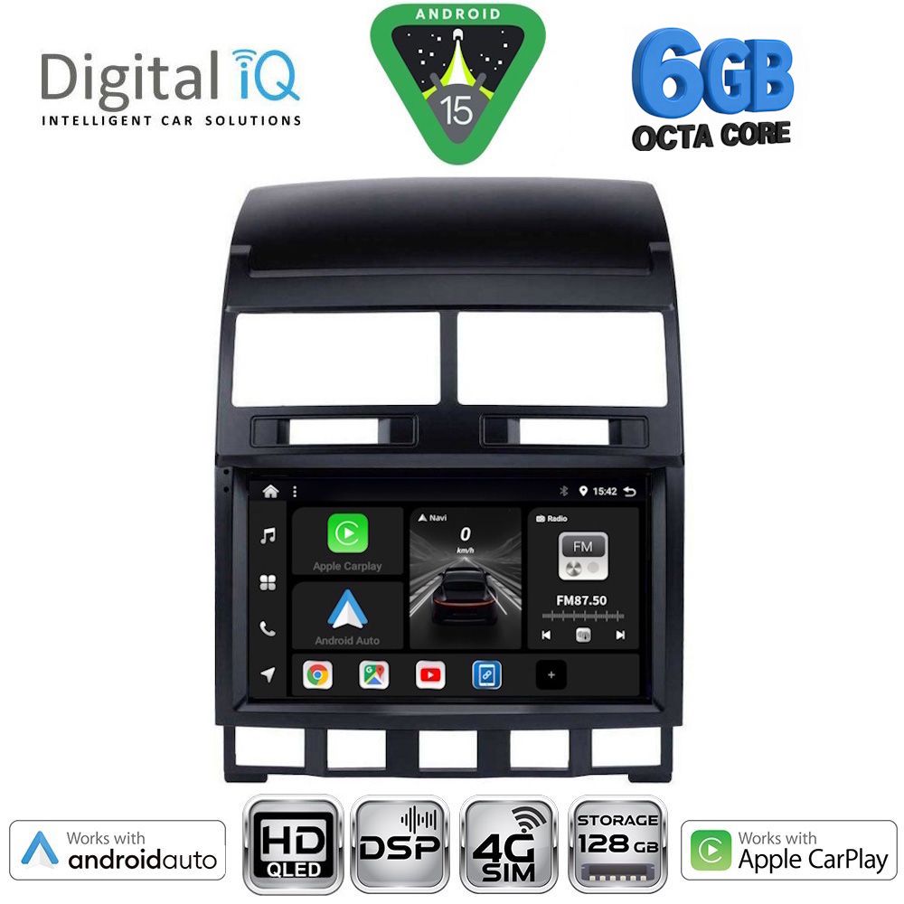 DIGITAL IQ BXF 17765_CPAA (9inc) MULTIMEDIA TABLET for VW TOUAREG mod. 2003-2011