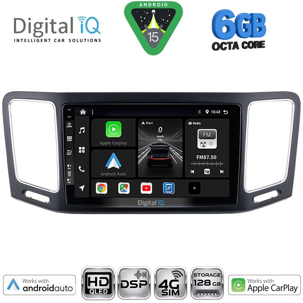 DIGITAL IQ BXF 17790_CPAA (9inc) MULTIMEDIA TABLET for VW SHARAN mod. 2011-2023