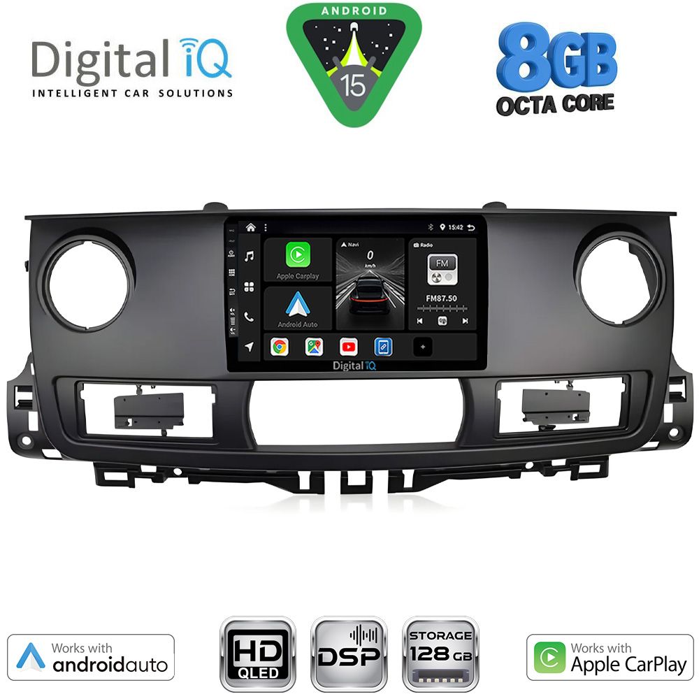 DIGITAL IQ BXF 7554_CPAA (9inc) MULTIMEDIA TABLET for RENAULT MASTER mod. 2003-2010