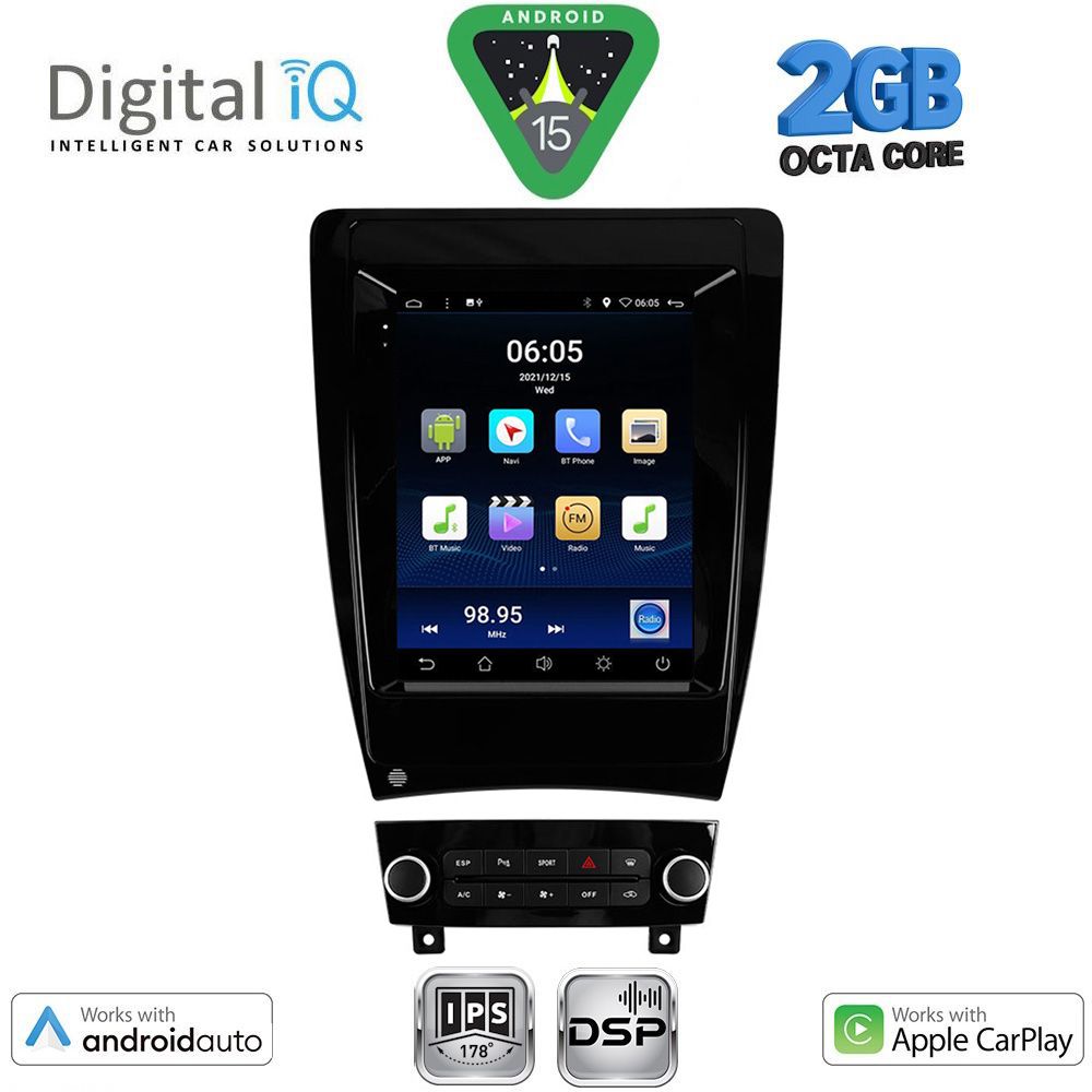 DIGITAL IQ BXF 5903_CPAA TESLA STYLE for AUDI A3 mod. 2003-2012
