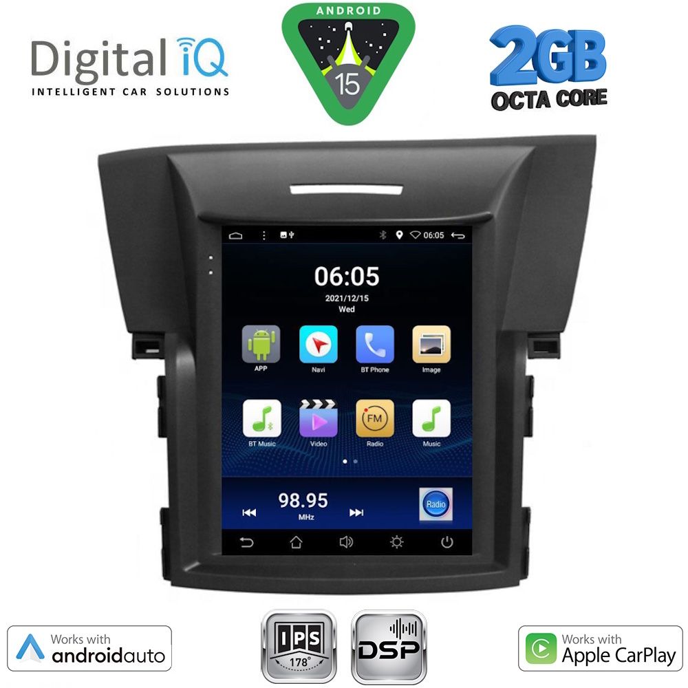 DIGITAL IQ BXF 5978_CPAA TESLA STYLE for HONDA CRV mod. 2012-2017