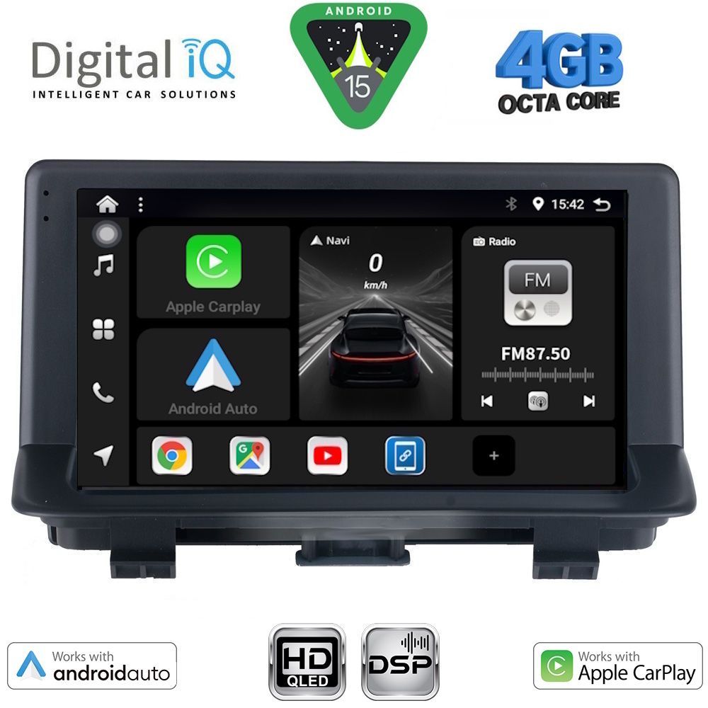 DIGITAL IQ BXF 16012_CPAA (9inc) MULTIMEDIA TABLET for AUDI Q3 mod. 2012-2018 (High Version)