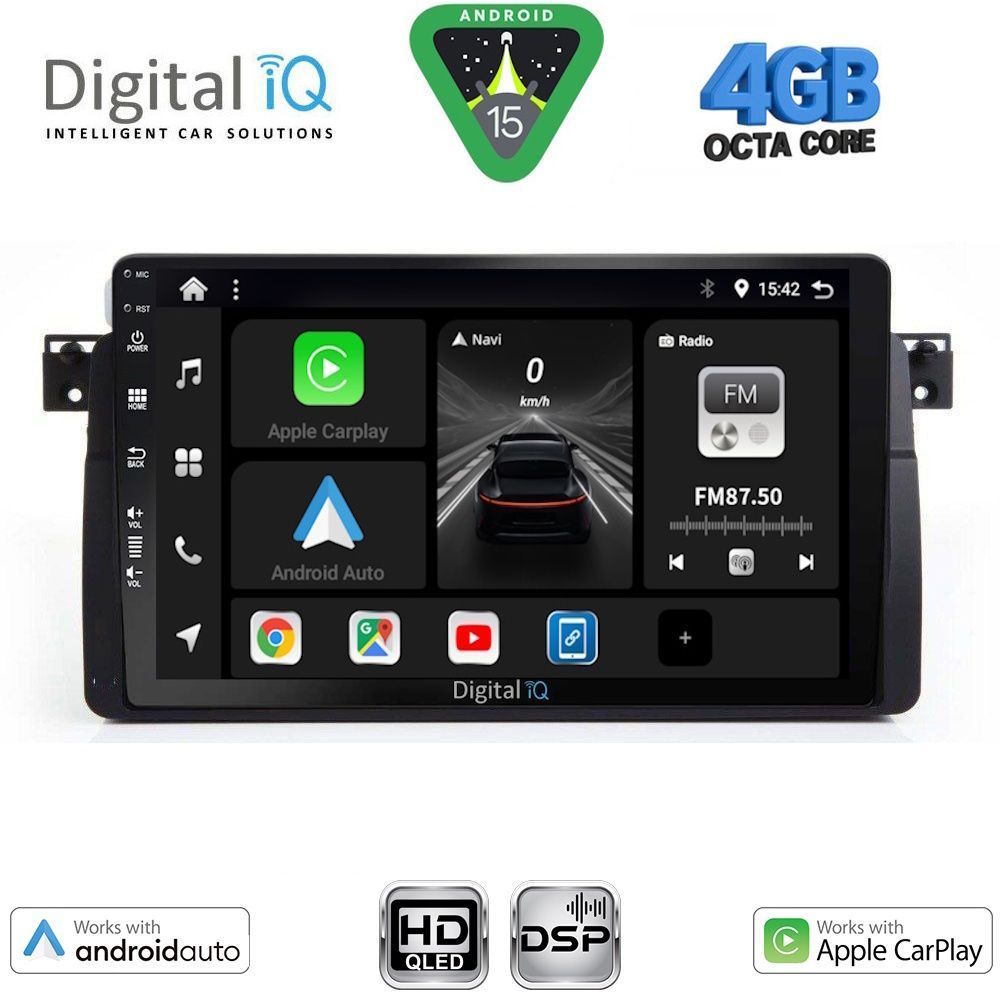 DIGITAL IQ BXF 16042_CPAA (9inc) MULTIMEDIA TABLET for BMW E46 mod. 1998-2005