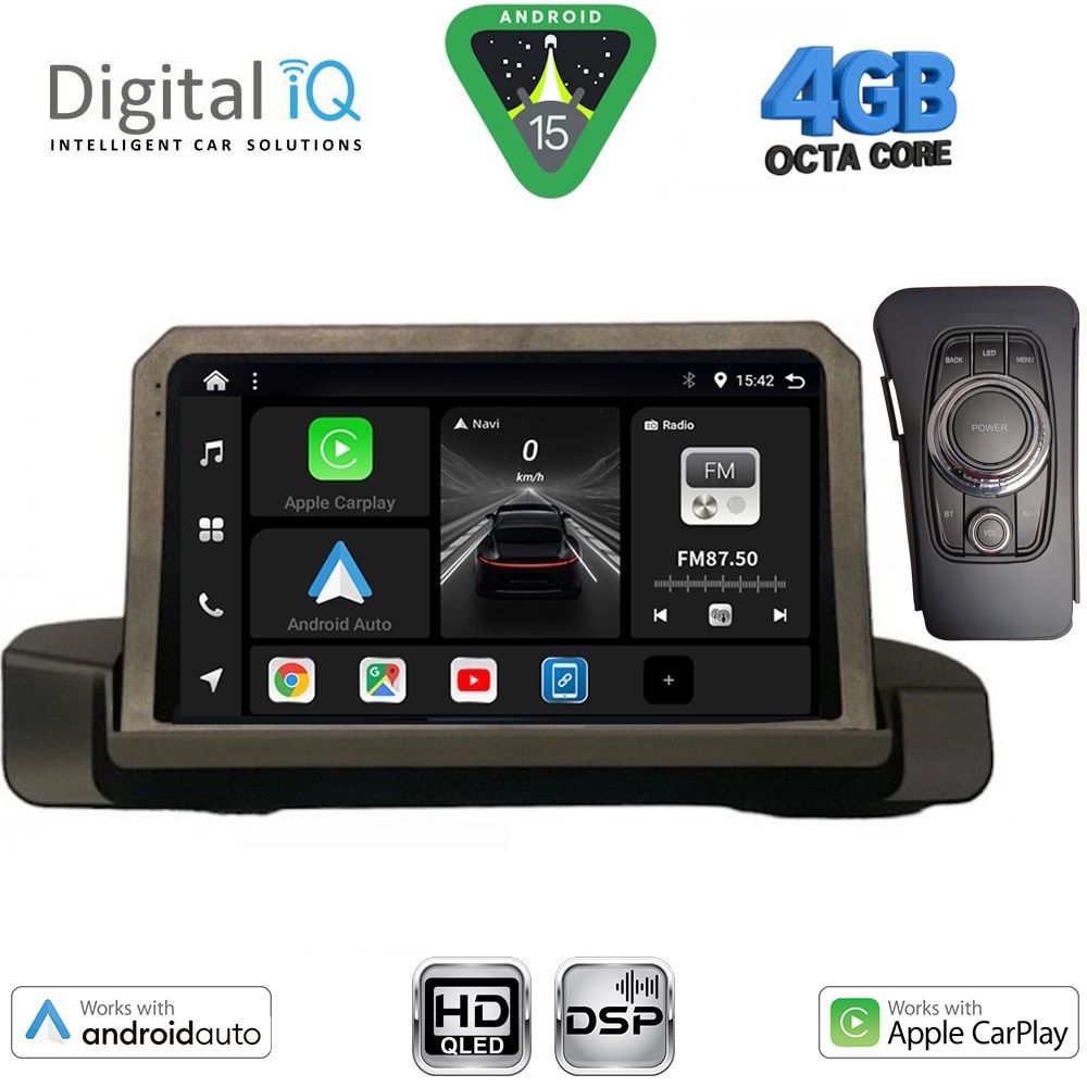 DIGITAL IQ BXF 16044_CPAA (9inc) MULTIMEDIA TABLET for BMW S.3 (E90-91-92) mod. 2005-2012