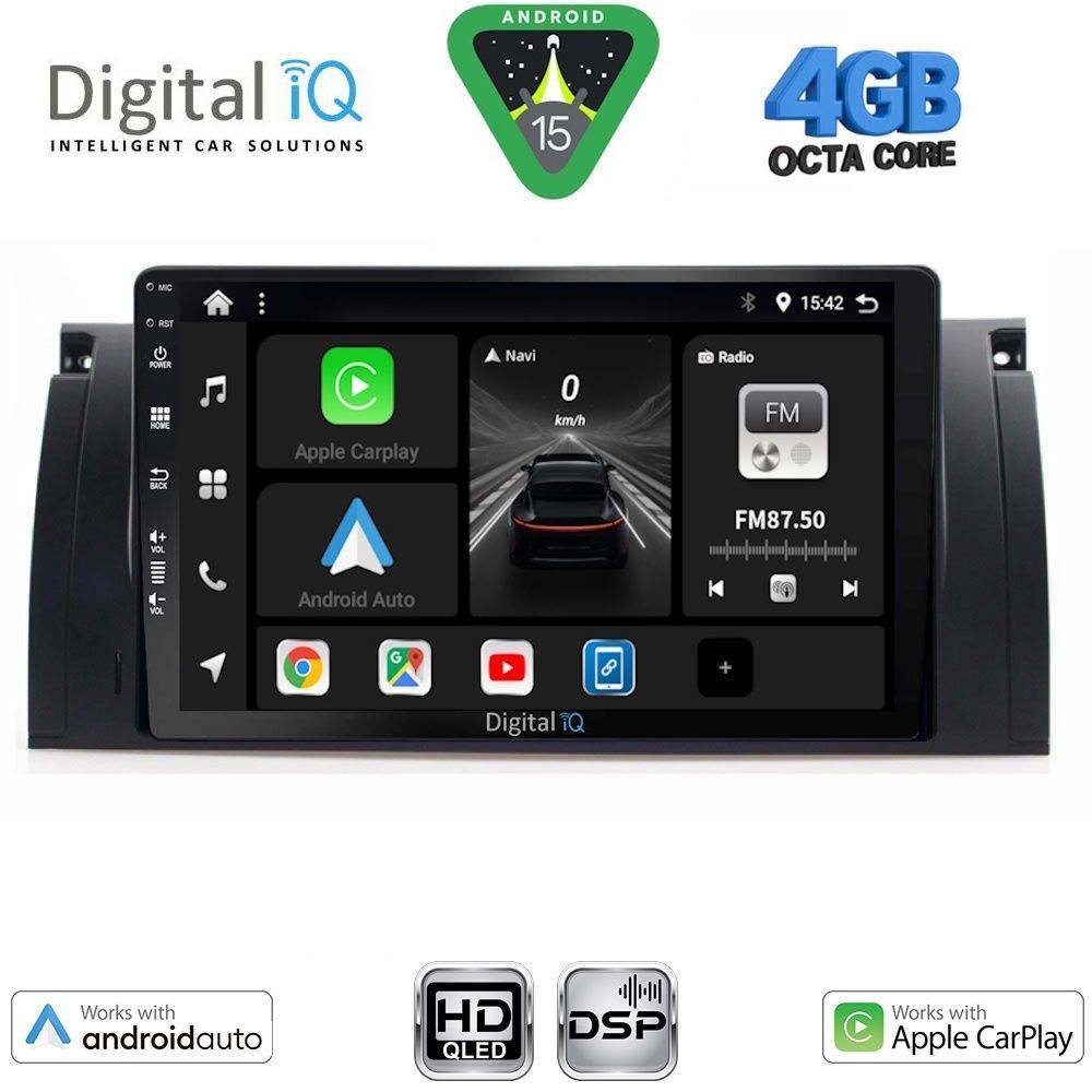 DIGITAL IQ BXF 16045_CPAA (9inc) MULTIMEDIA TABLET for BMW Series 5 (E39) mod. 1997-2005 | X5 (E53) mod. 1999-2006