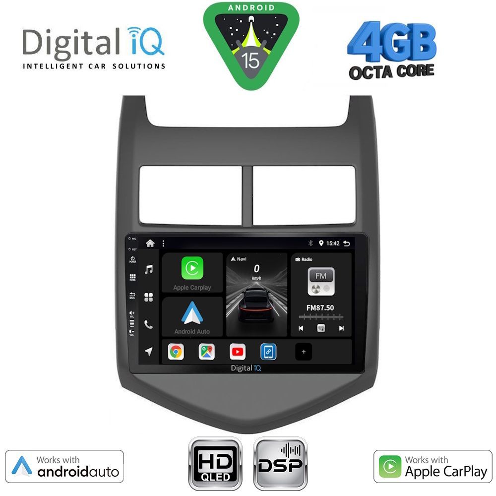 DIGITAL IQ BXF 16074_CPAA (9inc) MULTIMEDIA TABLET for CHEVROLET AVEO mod. 2011-2014