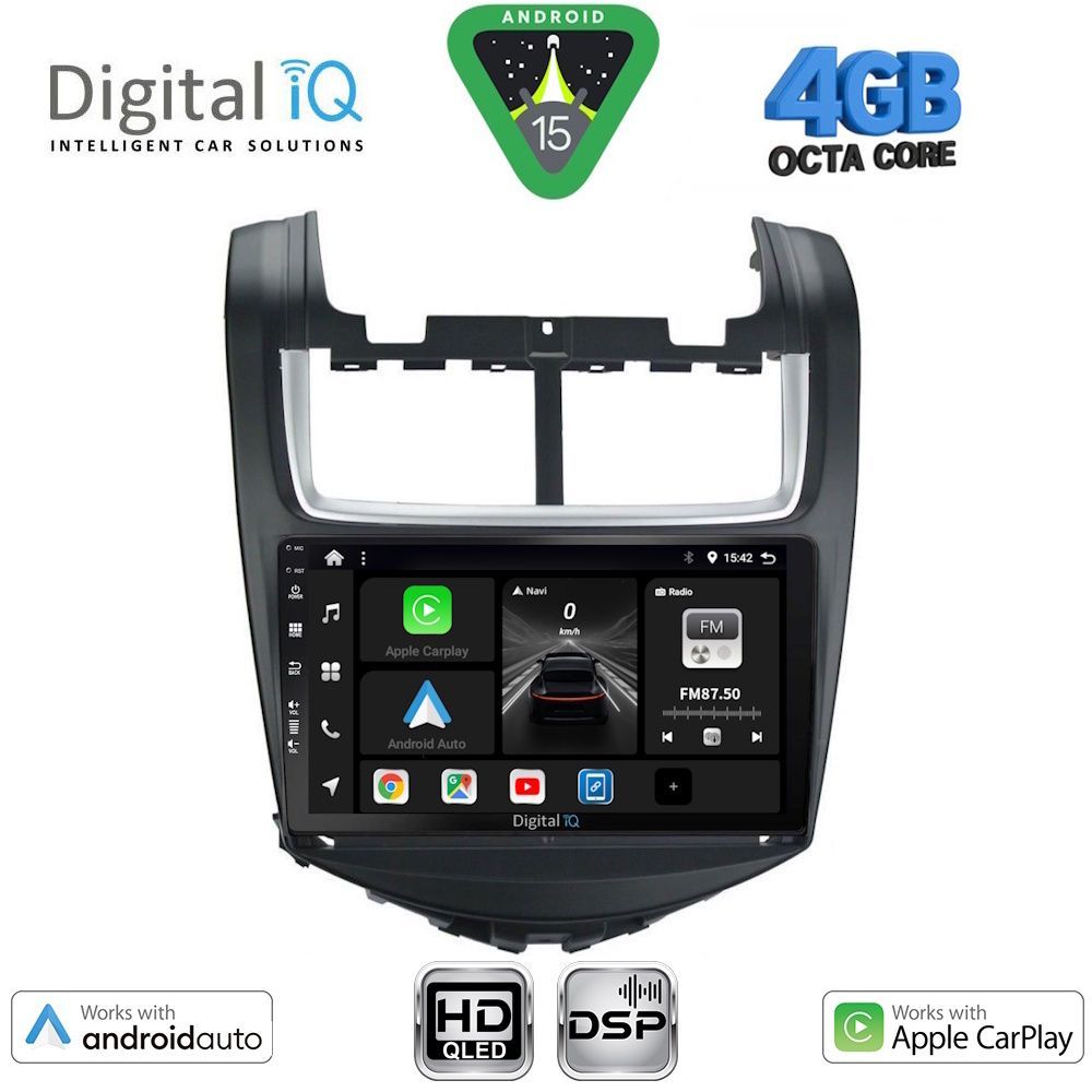 DIGITAL IQ BXF 16075_CPAA (9inc) MULTIMEDIA TABLET for CHEVROLET AVEO mod. 2014-2017