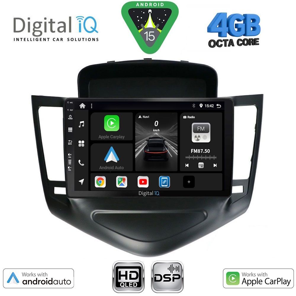 DIGITAL IQ BXF 16076_CPAA (9inc) MULTIMEDIA TABLET for CHEVROLET CRUZE mod. 2008-2012