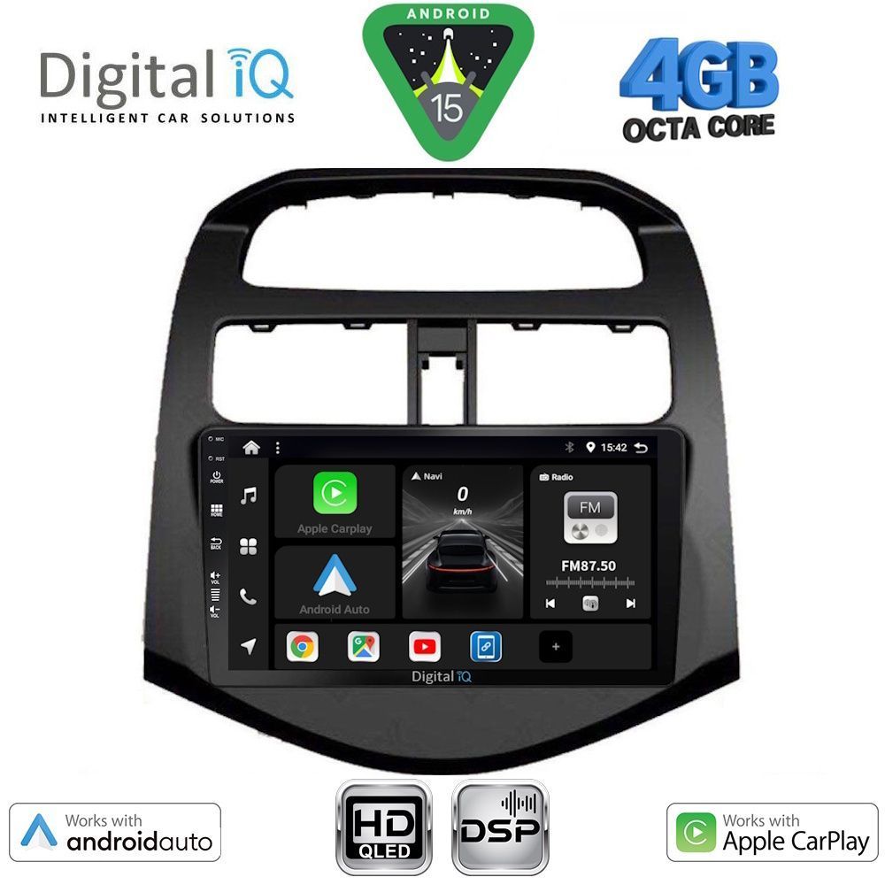 DIGITAL IQ BXF 16078_CPAA (9inc) MULTIMEDIA TABLET for CHEVROLET SPARK mod. 2009-2015