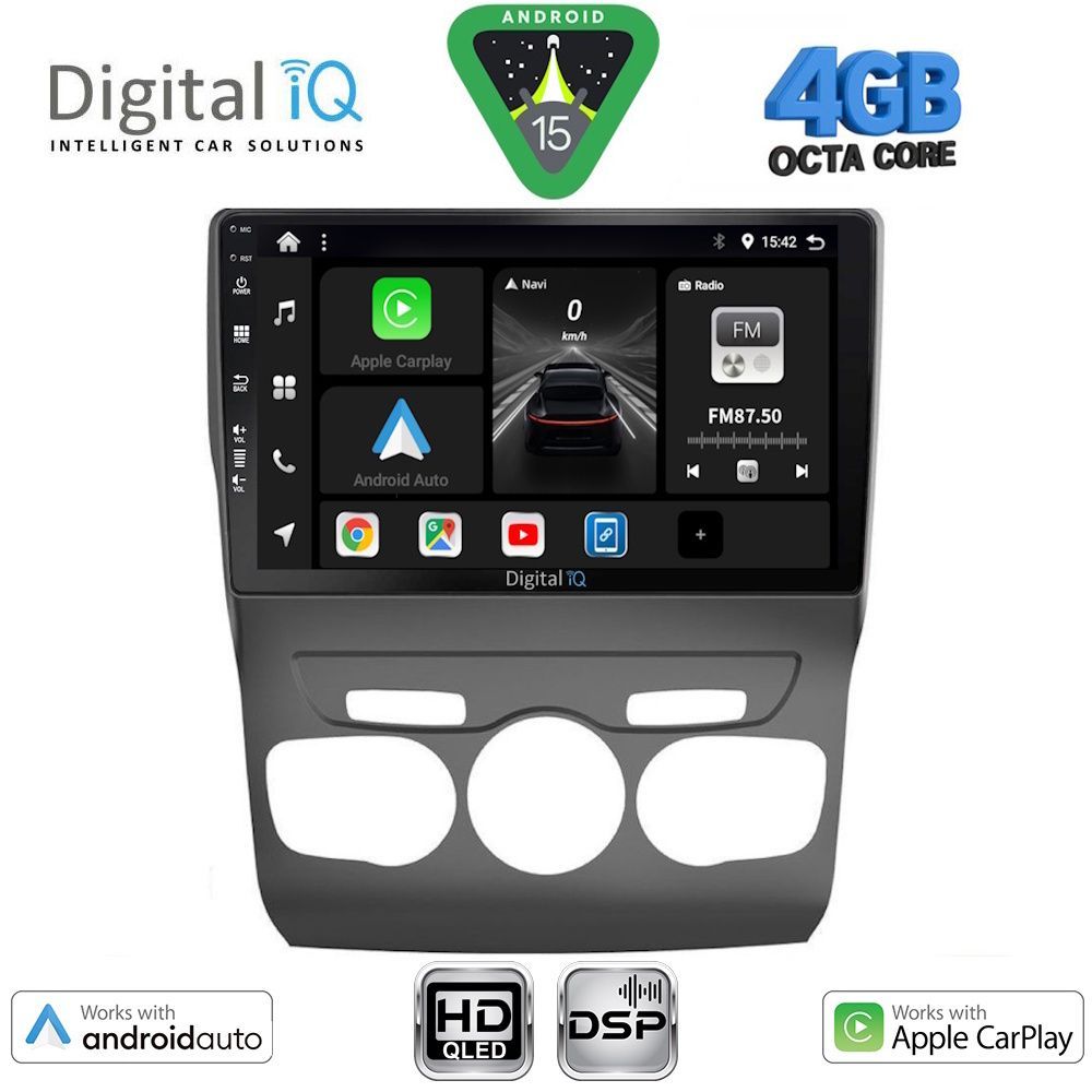 DIGITAL IQ BXF 17085_CPAA (10inc) MULTIMEDIA TABLET for CITROEN C4 -DS4 mod. 2011-2018