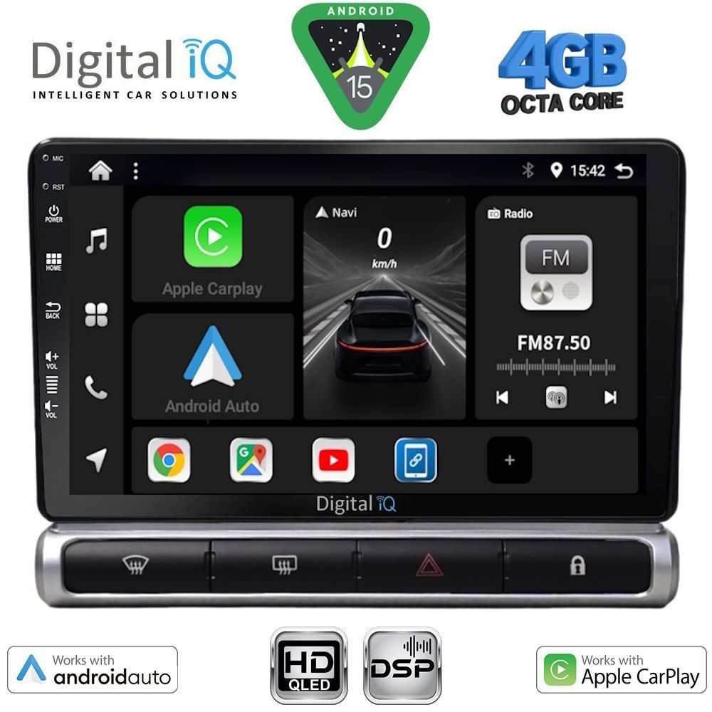 DIGITAL IQ BXF 16093H_CPAA (9inc) MULTIMEDIA TABLET for CITROEN C3 - DS3 mod. 2016-2024 High Version