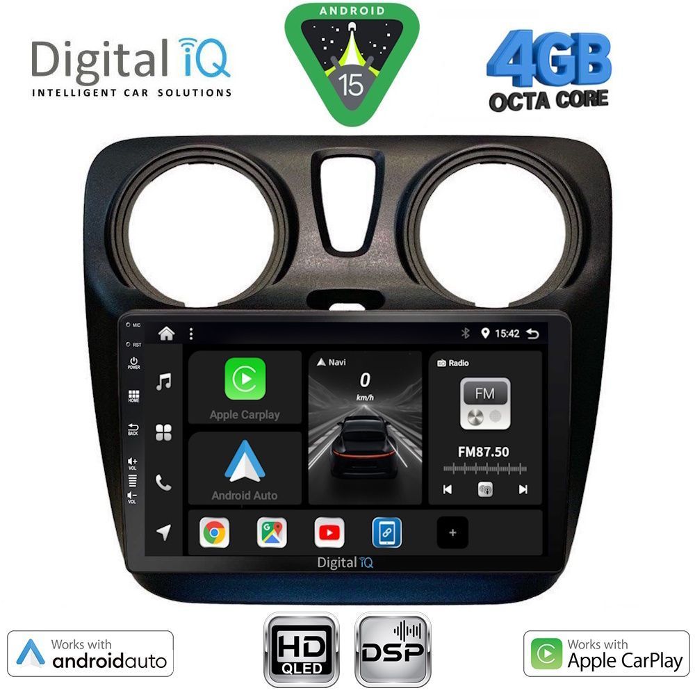 DIGITAL IQ BXF 16112_CPAA (9inc) MULTIMEDIA TABLET for DACIA DOKKER 2012-2022