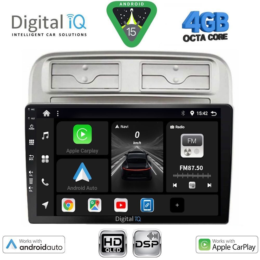 DIGITAL IQ BXF 16128_CPAA (9inc) MULTIMEDIA TABLET for FIAT GRANDE PUNTO mod. 2005-2012