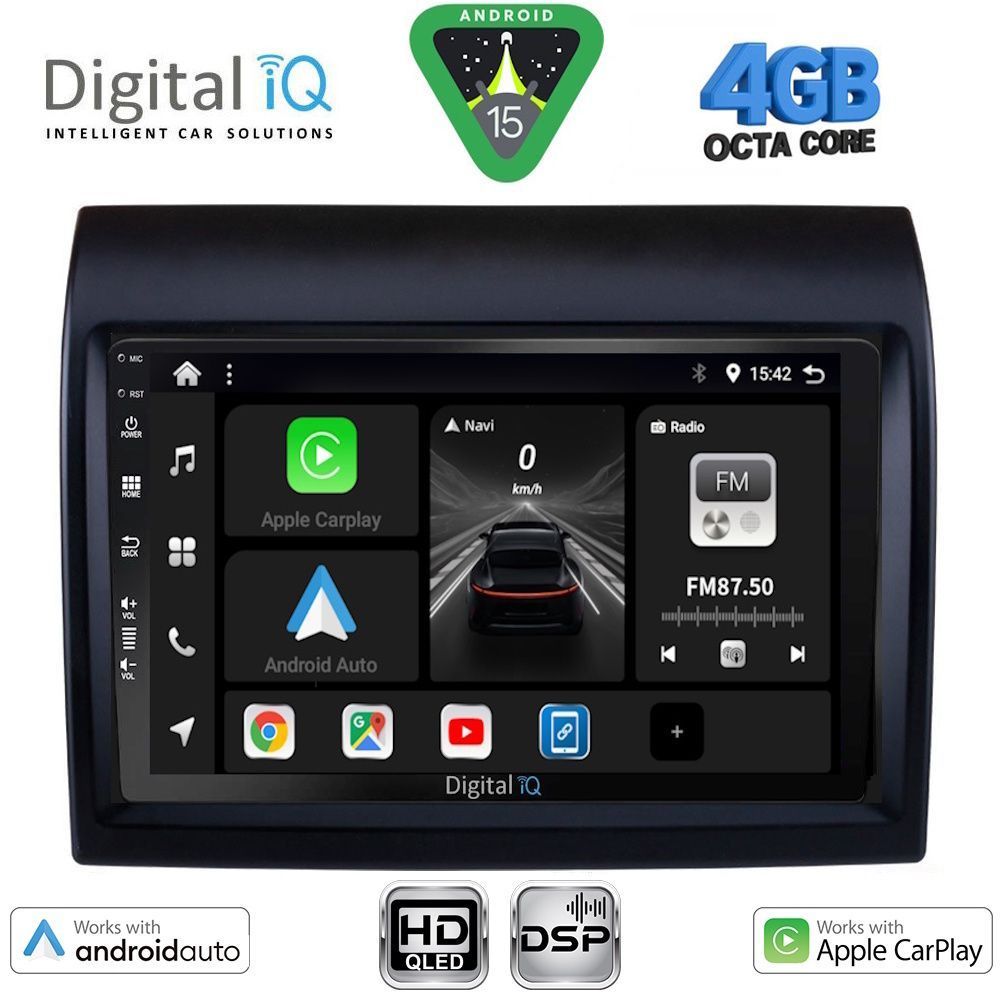 DIGITAL IQ BXF 16141_CPAA (9inc) MULTIMEDIA TABLET for FIAT DUCATO – CITROEN JUMPER – PEUGEOT BOXER mod. 2011-2021