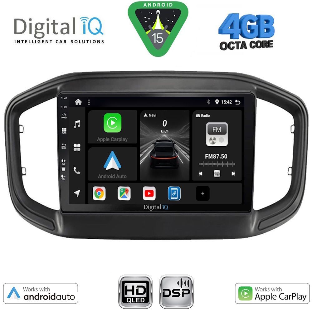 DIGITAL IQ BXF 16147_CPAA (9inc) MULTIMEDIA TABLET for FIAT STRADA mod. 2020-2026