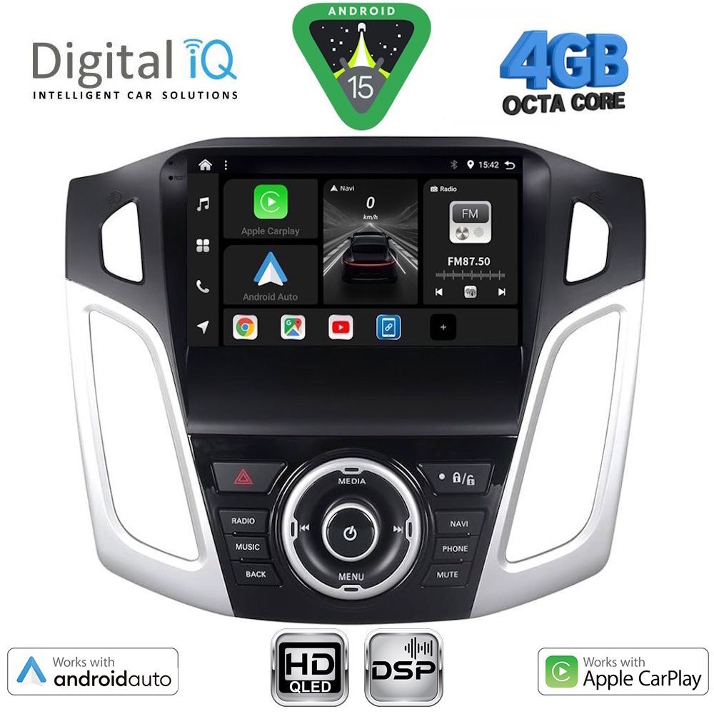 DIGITAL IQ BXF 16157_CPAA (9inc) MULTIMEDIA TABLET for FORD FOCUS mod. 2011-2018