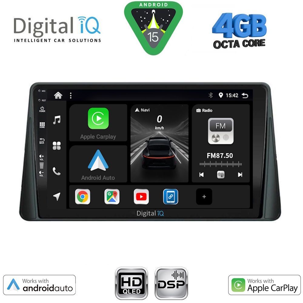 DIGITAL IQ BXF 16158_CPAA (9inc) MULTIMEDIA TABLET for FORD FOCUS mod. 2019-2025