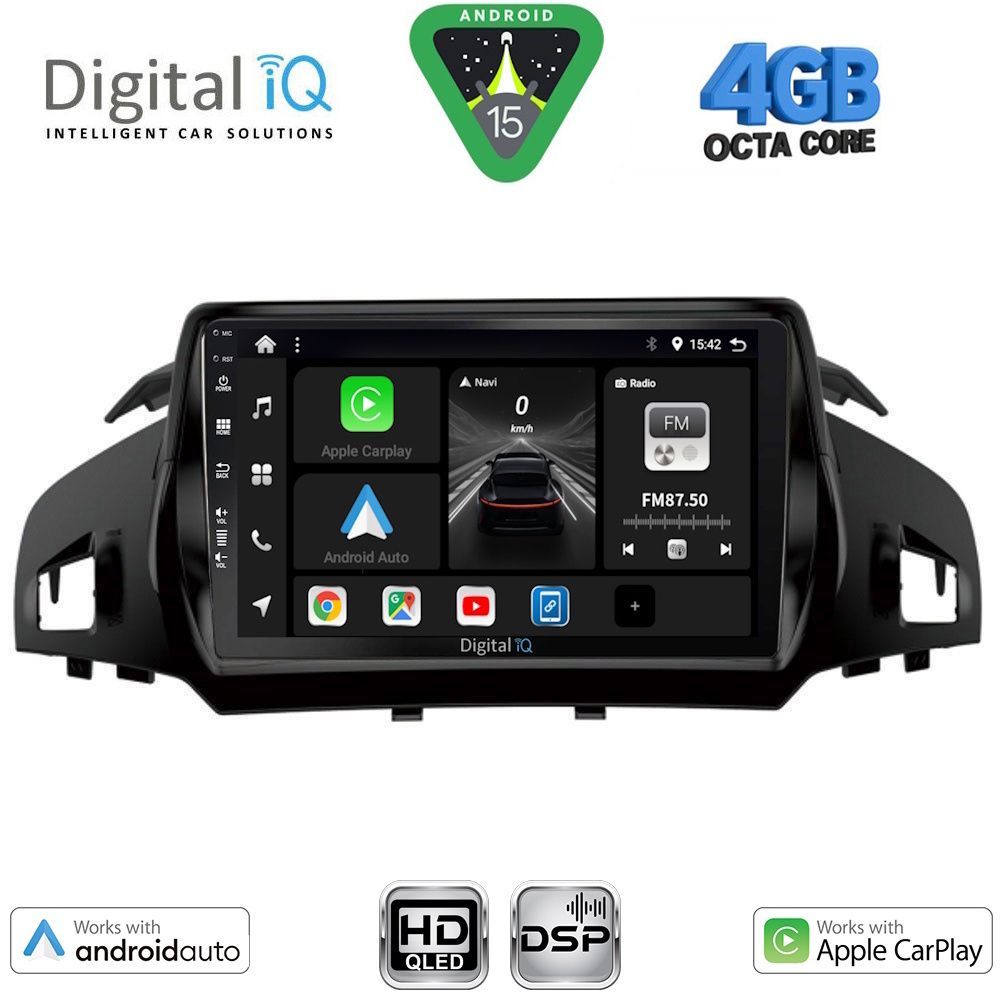 DIGITAL IQ BXF 16160_CPAA (9inc) MULTIMEDIA TABLET for FORD KUGA mod. 2013-2019 – CMAX mod. 2011-2019