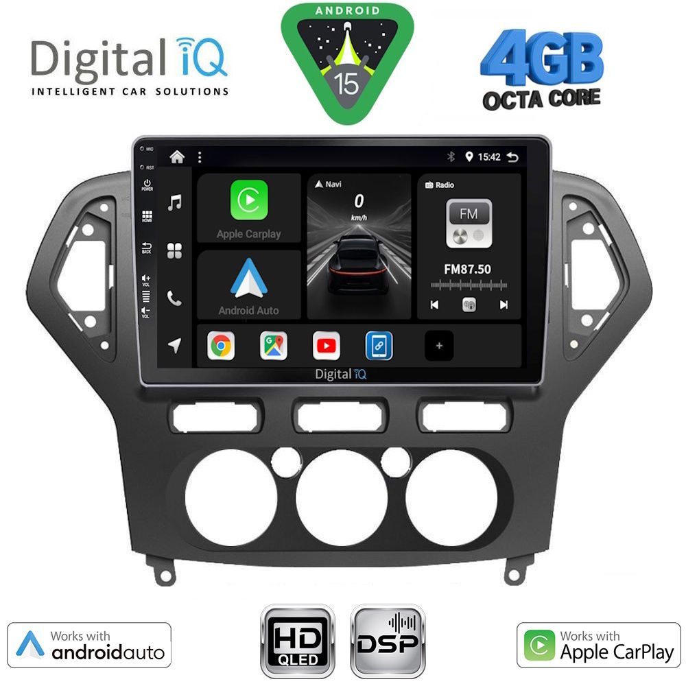 DIGITAL IQ BXF 17162_CPAA A/C (10inc) MULTIMEDIA TABLET for FORD MONDEO mod. 2007-2011
