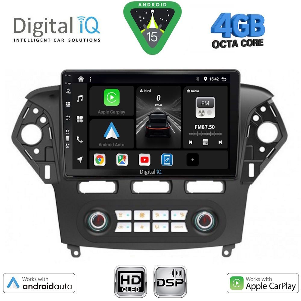 DIGITAL IQ BXF 17163_CPAA CLIMA (10inc) MULTIMEDIA TABLET for FORD MONDEO mod. 2011-2013