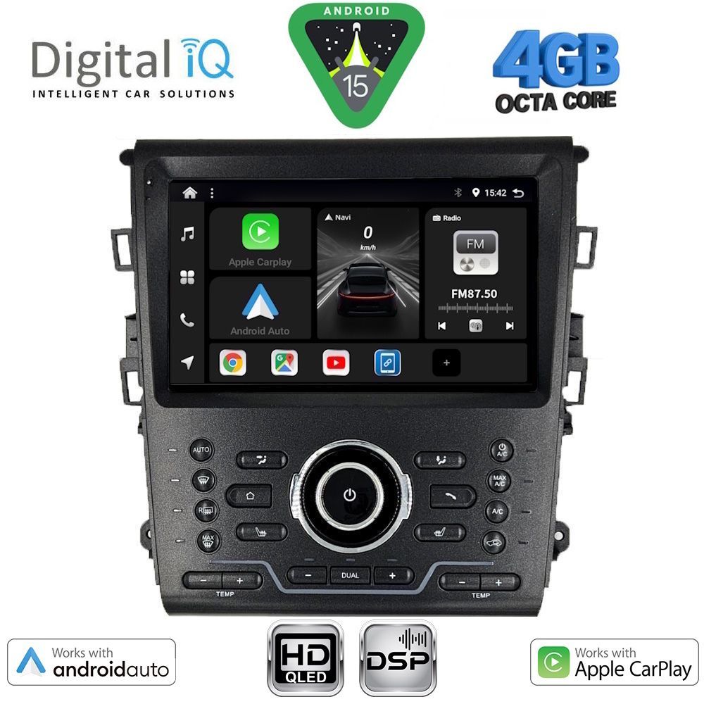 DIGITAL IQ BXF 16164_CPAA CLIMA (9inc) MULTIMEDIA TABLET for FORD MONDEO mod. 2014-2023