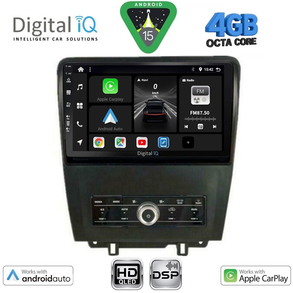 DIGITAL IQ BXF 16165_CPAA (9inc) MULTIMEDIA TABLET for FORD MUSTANG mod. 2010-2015