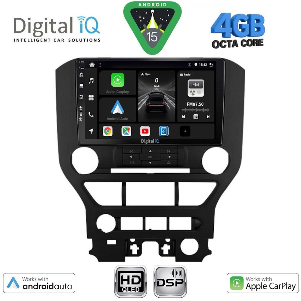 DIGITAL IQ BXF 16166_CPAA 3BUT (9inc) MULTIMEDIA TABLET for FORD MUSTANG mod. 2015-2020