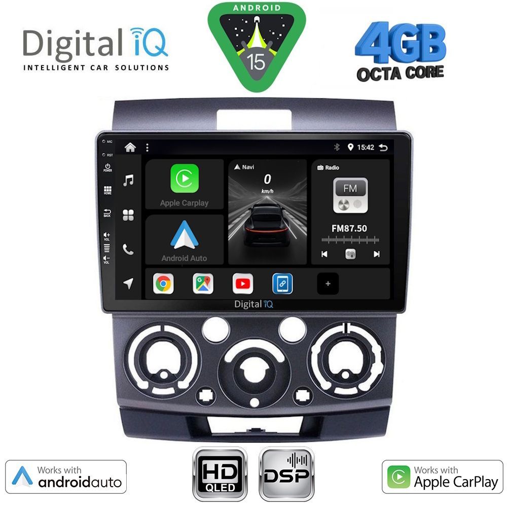 DIGITAL IQ BXF 16170_CPAA (9inc) MULTIMEDIA TABLET for FORD RANGER | MAZDA BT50 mod. 2006-2011