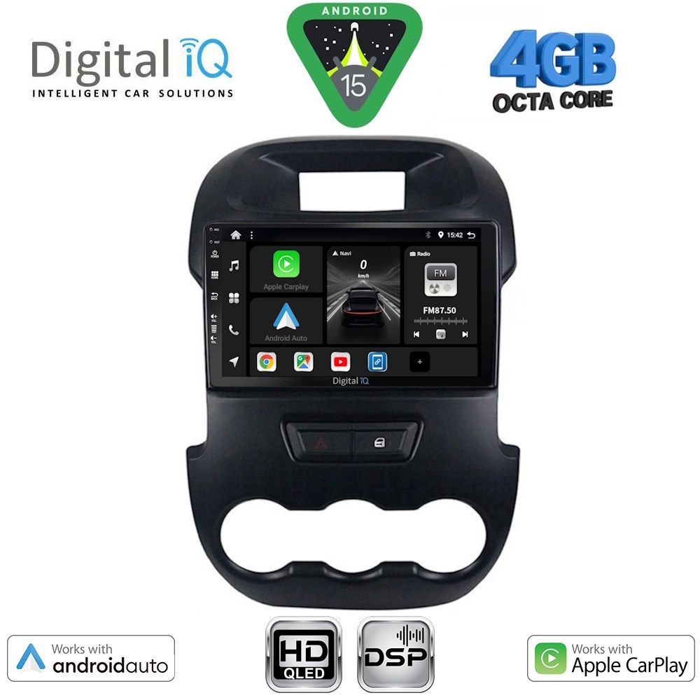 DIGITAL IQ BXF 16171_CPAA (9inc) MULTIMEDIA TABLET for FORD RANGER mod. 2011-2015