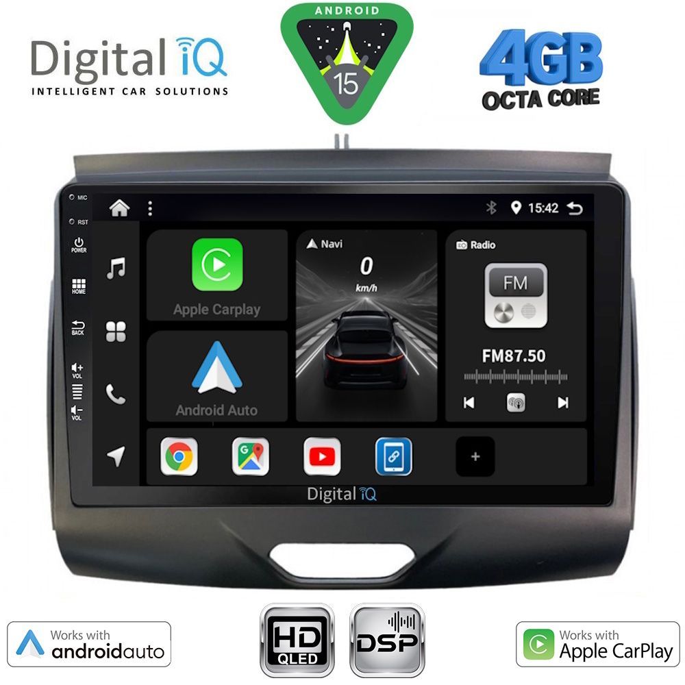 DIGITAL IQ BXF 16172B_CPAA (9inc) MULTIMEDIA TABLET for FORD RANGER mod. 2015-2018